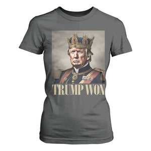 Trump Take America Back T Shirt For Women King Trump Won Get Over It 2024 TS10 Dark Heather Print Your Wear