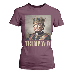 Trump Take America Back T Shirt For Women King Trump Won Get Over It 2024 TS10 Maroon Print Your Wear