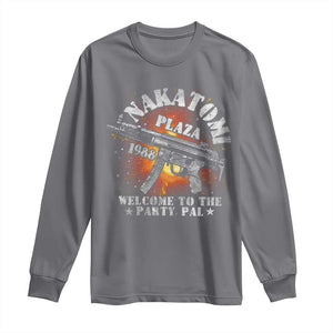 Nakatomi Plaza Christmas Party Long Sleeve Shirt 1988 Welcome To The Party Pal 80'S Die Movie Bruce TS10 Charcoal Print Your Wear