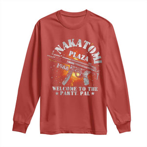 Nakatomi Plaza Christmas Party Long Sleeve Shirt 1988 Welcome To The Party Pal 80'S Die Movie Bruce TS10 Red Print Your Wear