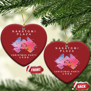 Xmas Nakatomi Plaza Christmas Ornament Xmas Party 2024 Ugly Gift TS10 Heart Red Print Your Wear