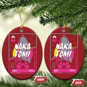 Nakatomi Plaza Christmas Ornament Party 1988 Christmas Jumper Xmas Funny 80's Die Movie Bruce TS10 Oval Red Print Your Wear