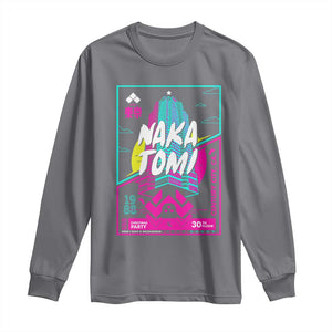 Nakatomi Plaza Long Sleeve Shirt Party 1988 Christmas Jumper Xmas Funny 80's Die Movie Bruce TS10 Charcoal Print Your Wear