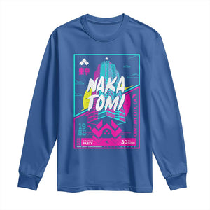 Nakatomi Plaza Long Sleeve Shirt Party 1988 Christmas Jumper Xmas Funny 80's Die Movie Bruce TS10 Royal Blue Print Your Wear