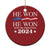 Trump 2024 Christmas Ornament He Won Take American Back American Flag TS10 Print Your Wear