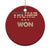 Trump Won 2024 Christmas Ornament Retro 45 47 Vintage American Flag TS10 Print Your Wear