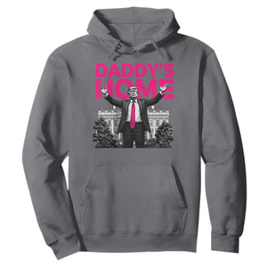 Daddy's Home Trump Hoodie Funny White House Trump Pink 2024 TS10 Charcoal Print Your Wear