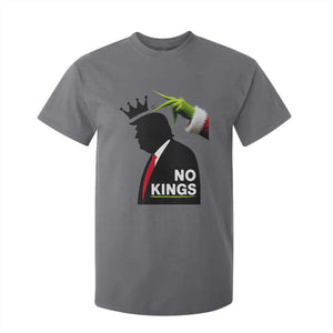 Funny Christmas No Kings in America T Shirt For Kid TS10 Charcoal Print Your Wear