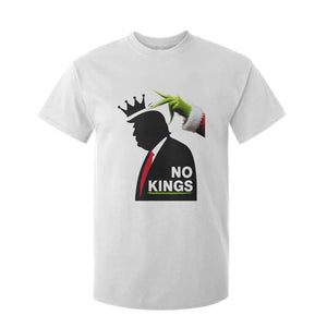 Funny Christmas No Kings in America T Shirt For Kid TS10 White Print Your Wear
