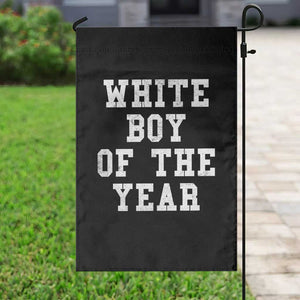 White Boy Of The Year Garden Flag Funny Gift For Him TS10 Print Your Wear