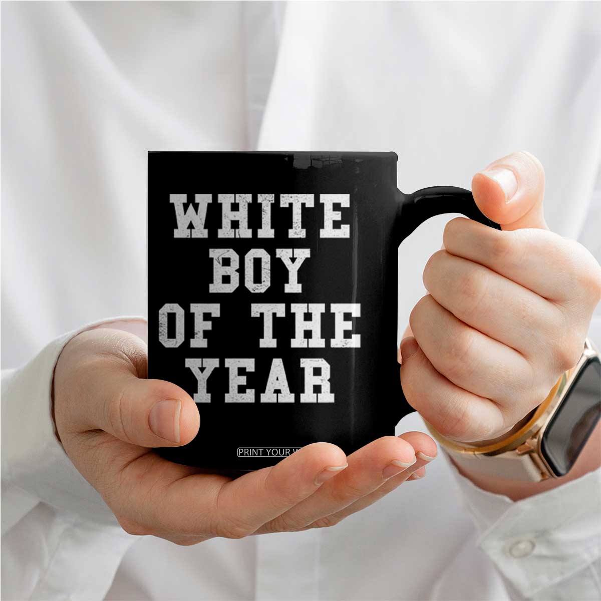 White Boy Of The Year Coffee Mug Funny Gift For Him TS10 Print Your Wear