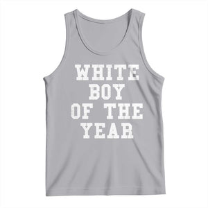 White Boy Of The Year Tank Top Funny Gift For Him TS10 Athletic Heather Print Your Wear