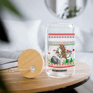 Christmas Marcus The Worm Meme Glass Can I Dont Like This Rock Brainrot Funny Ugly Xmas TS10 Print Your Wear