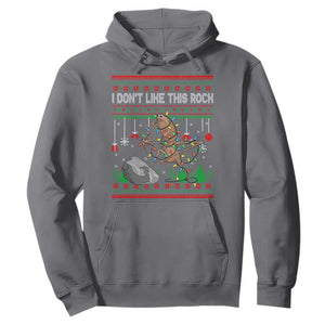 Christmas Marcus The Worm Meme Hoodie I Dont Like This Rock Brainrot Funny Ugly Xmas TS10 Charcoal Print Your Wear