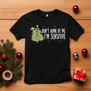 Christmas Marcus The Worm T Shirt Dont Honk At Me Im Sensitive Funny Brainrot Meme TS10 Black Print Your Wear