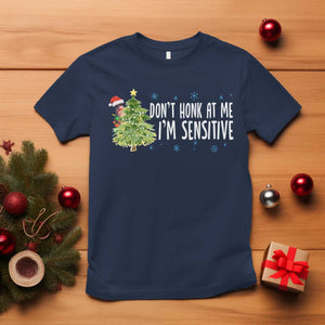 Christmas Marcus The Worm T Shirt Dont Honk At Me Im Sensitive Funny Brainrot Meme TS10 Navy Print Your Wear