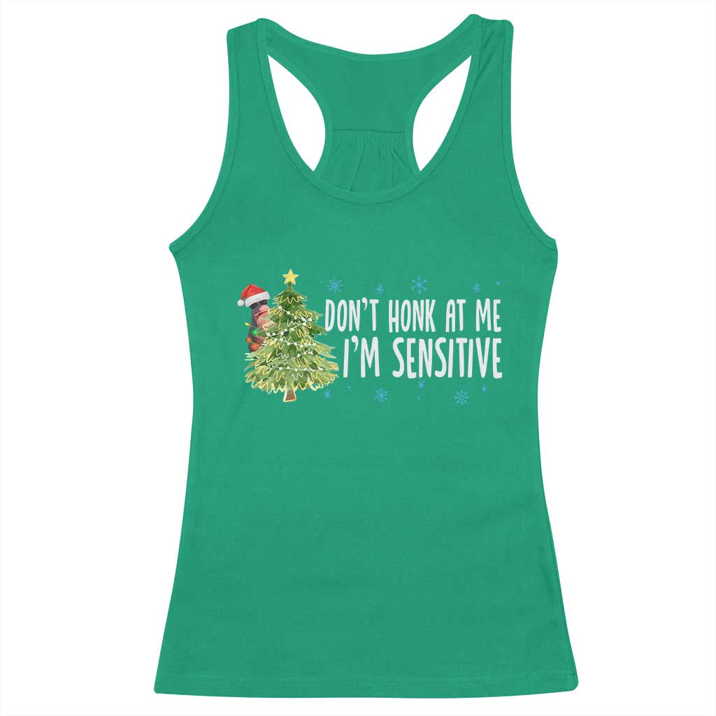 Christmas Marcus The Worm Racerback Tank Top Dont Honk At Me Im Sensitive Funny Brainrot Meme TS10 Irish Green Print Your Wear