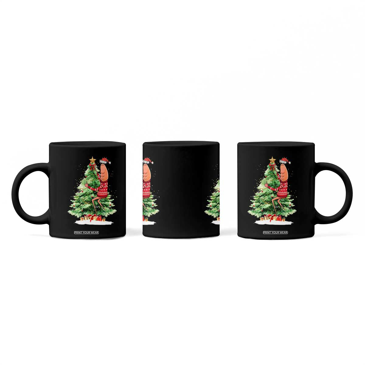 Marcus The Worm Christmas Coffee Mug Funny Brain Rot Meme TS10 Print Your Wear