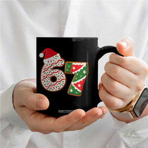 67 Christmas Coffee Mug Funny Six Seven 6 7 Meme Pajamas Gen Alpha Slang TS10 Print Your Wear