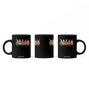 Funny Christmas Chicken Coffee Mug Funny Xmas Chickens Animals Farm Lover Gift TS10 Print Your Wear