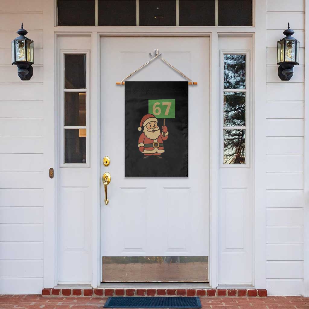 67 Christmas Garden Flag Funny Six Seven Meme Brainrot Santa Claus Boys TS10 Print Your Wear