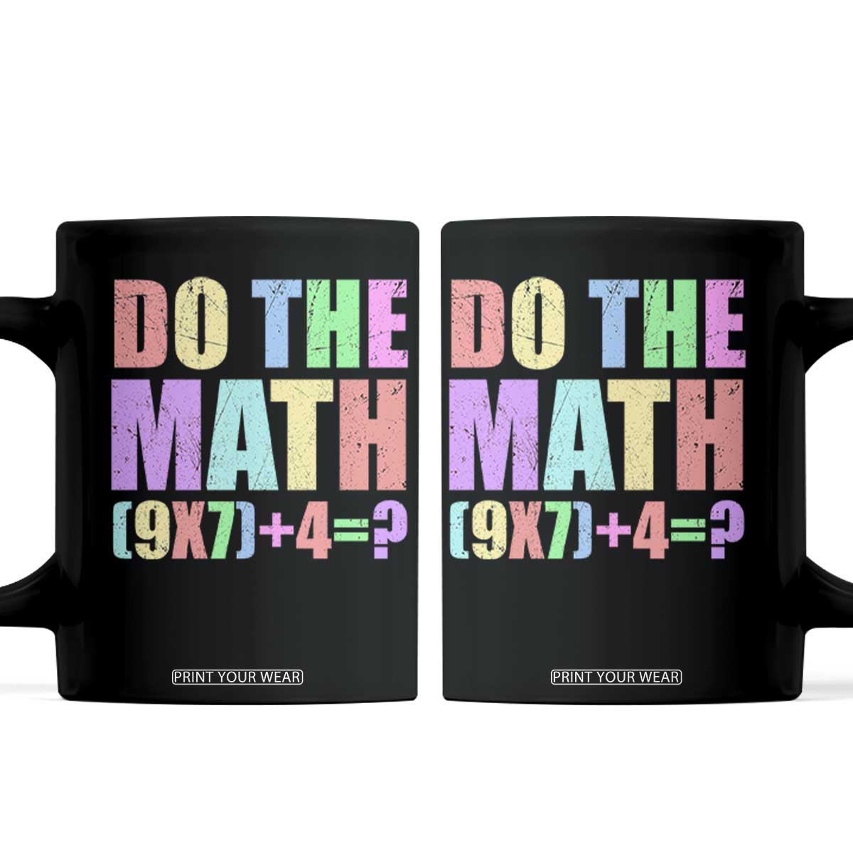 Funny Six Seven 6 7 Meme Teacher Coffee Mug Brainrot Girls Kids Teens TS10 Black Print Your Wear