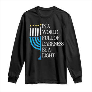 Happy Hanukkah Long Sleeve Shirt Jewish Video Game Gamer Hanukkah Chanukah TS10 Black Print Your Wear