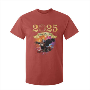 Trump Happy New Year 2025 T Shirt For Kid Support Trump Eagle USA President TS10 Red Print Your Wear