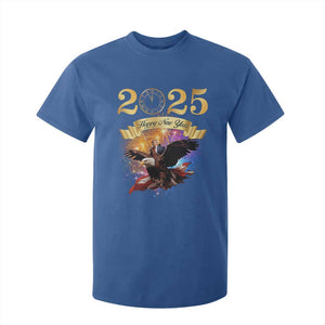 Trump Happy New Year 2025 T Shirt For Kid Support Trump Eagle USA President TS10 Royal Blue Print Your Wear