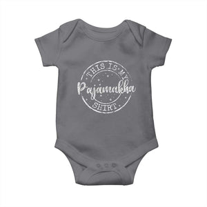 Funny Hanukkah Baby Onesie This is My Pajamakah Pajama Gift TS10 Charcoal Print Your Wear