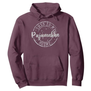 Funny Hanukkah Hoodie This is My Pajamakah Pajama Gift TS10 Maroon Print Your Wear
