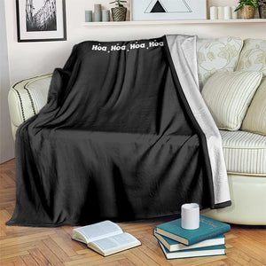 Hoa Hoa Hoa Throw Blanket Funny Book Lover TS10 Print Your Wear