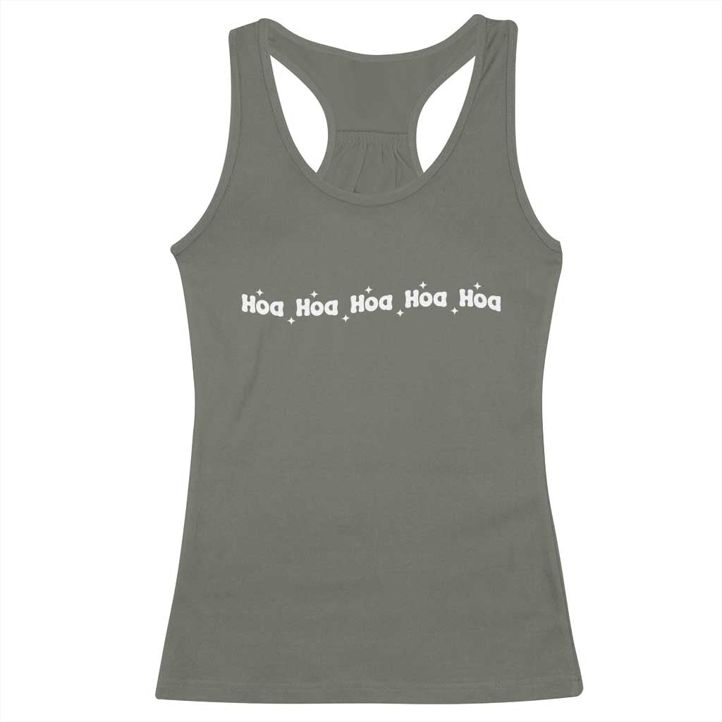 Hoa Hoa Hoa Racerback Tank Top Funny Book Lover TS10 Military Green Print Your Wear