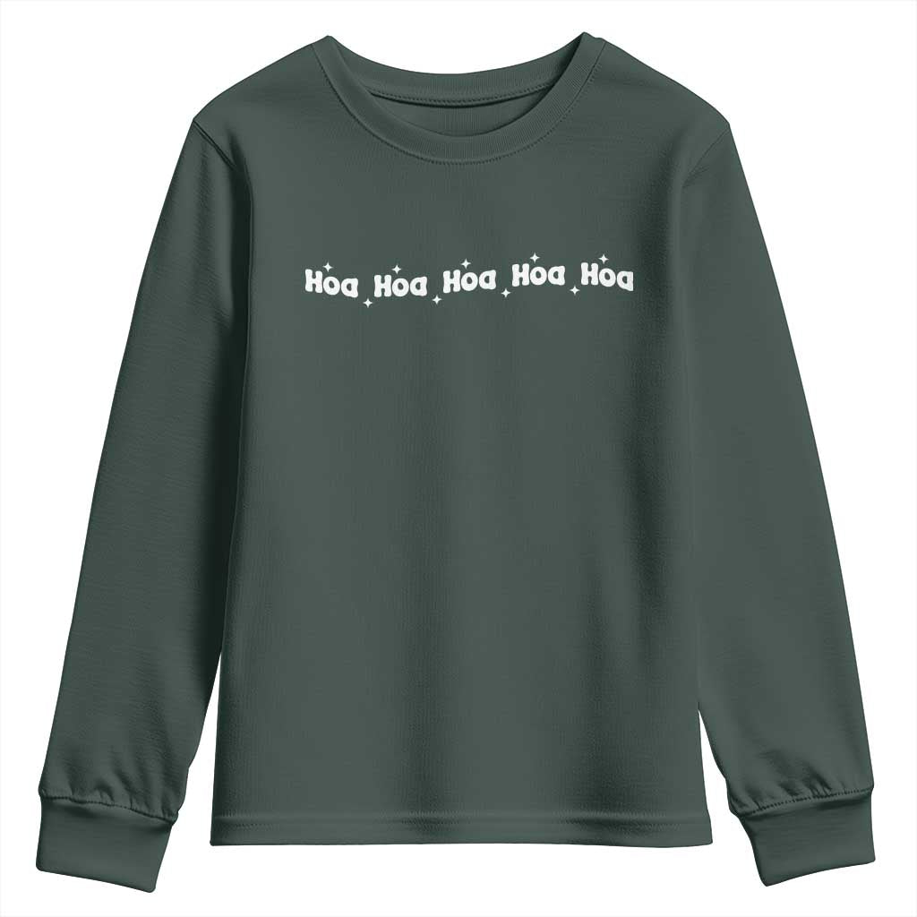 Hoa Hoa Hoa Youth Sweatshirt Funny Book Lover TS10 Dark Forest Green Print Your Wear