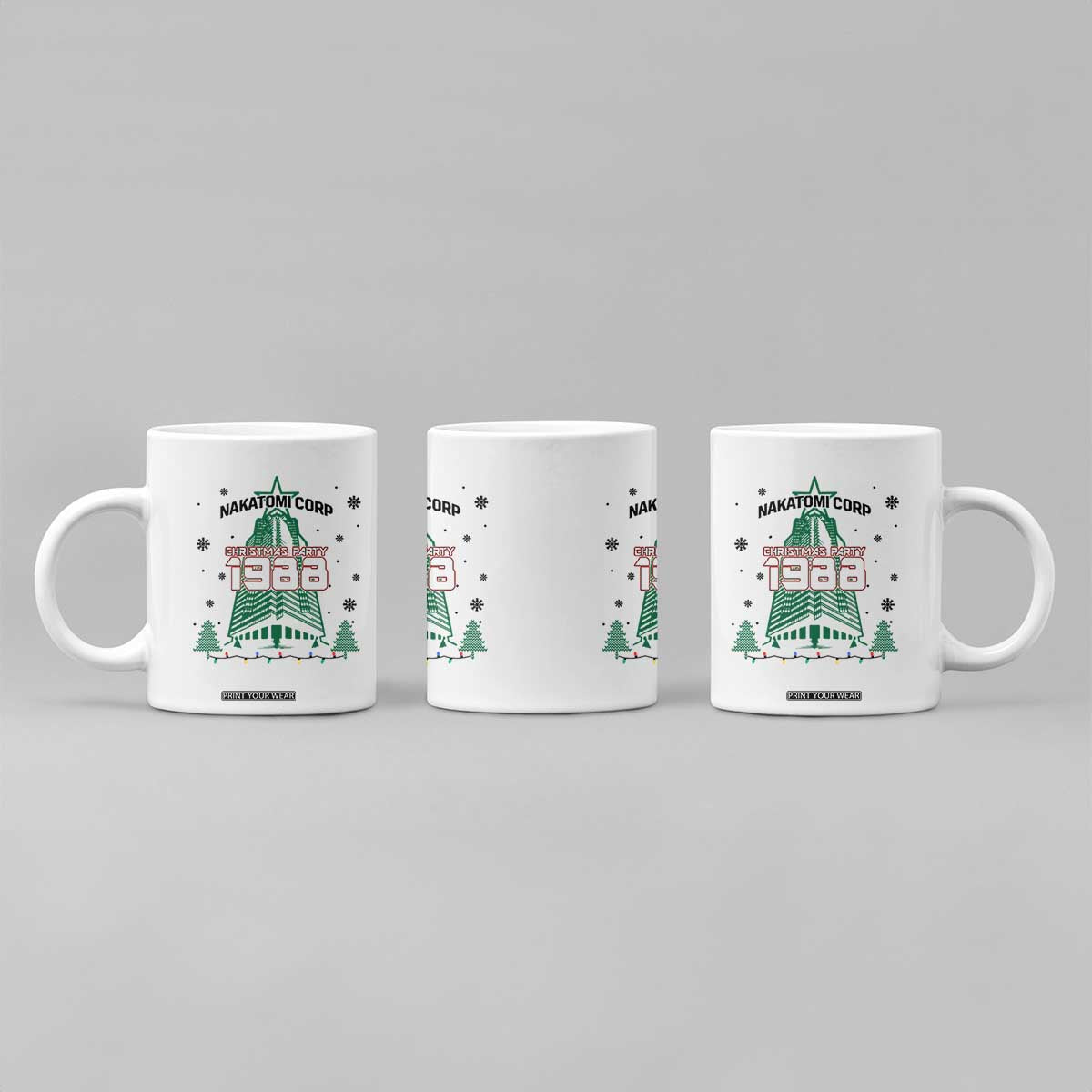 Vintage Nakatomi Plaza 1988 Christmas Party Coffee Mug TS10 Print Your Wear