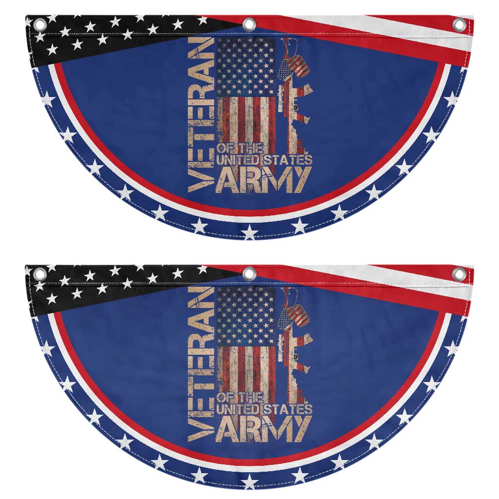 Veteran Of The United States Patriotic Fan Flag Army US Flag Veteran TS10 2pcs pack Classic Navy Print Your Wear