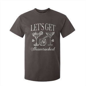 St Patricks Day Cocktail T Shirt For Kid Lets Get Shamrocked TS10 Dark Chocolate Print Your Wear