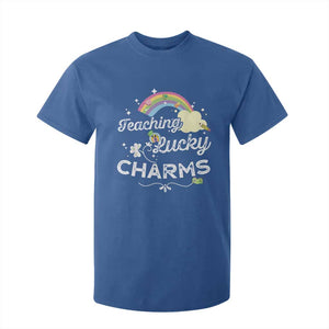 Girls St. Patricks Day T Shirt For Kid Little Miss Shenanigans TS10 Royal Blue Print Your Wear