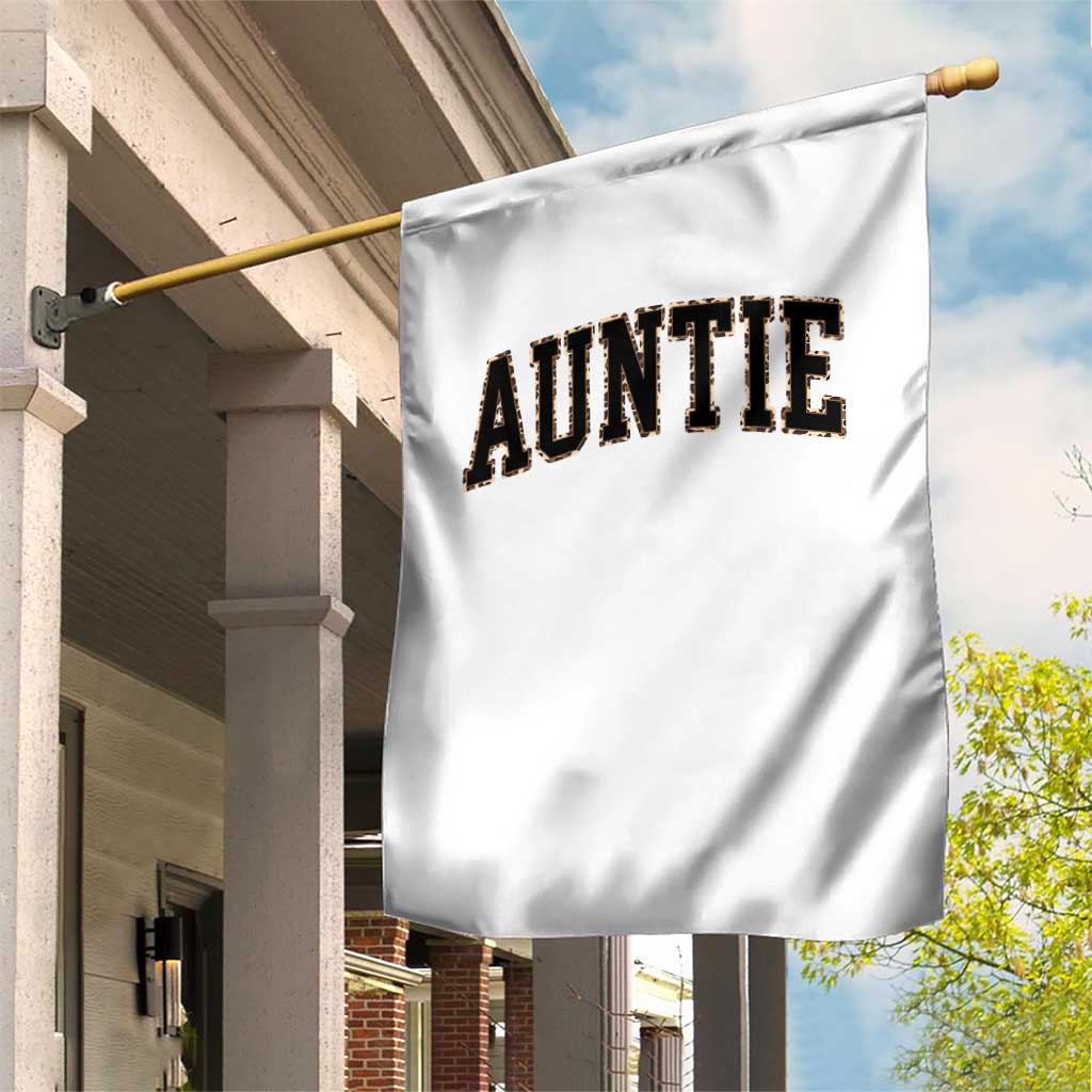 Auntie Garden Flag Retro Varsity New Aunt Letter Print TS10 Print Your Wear
