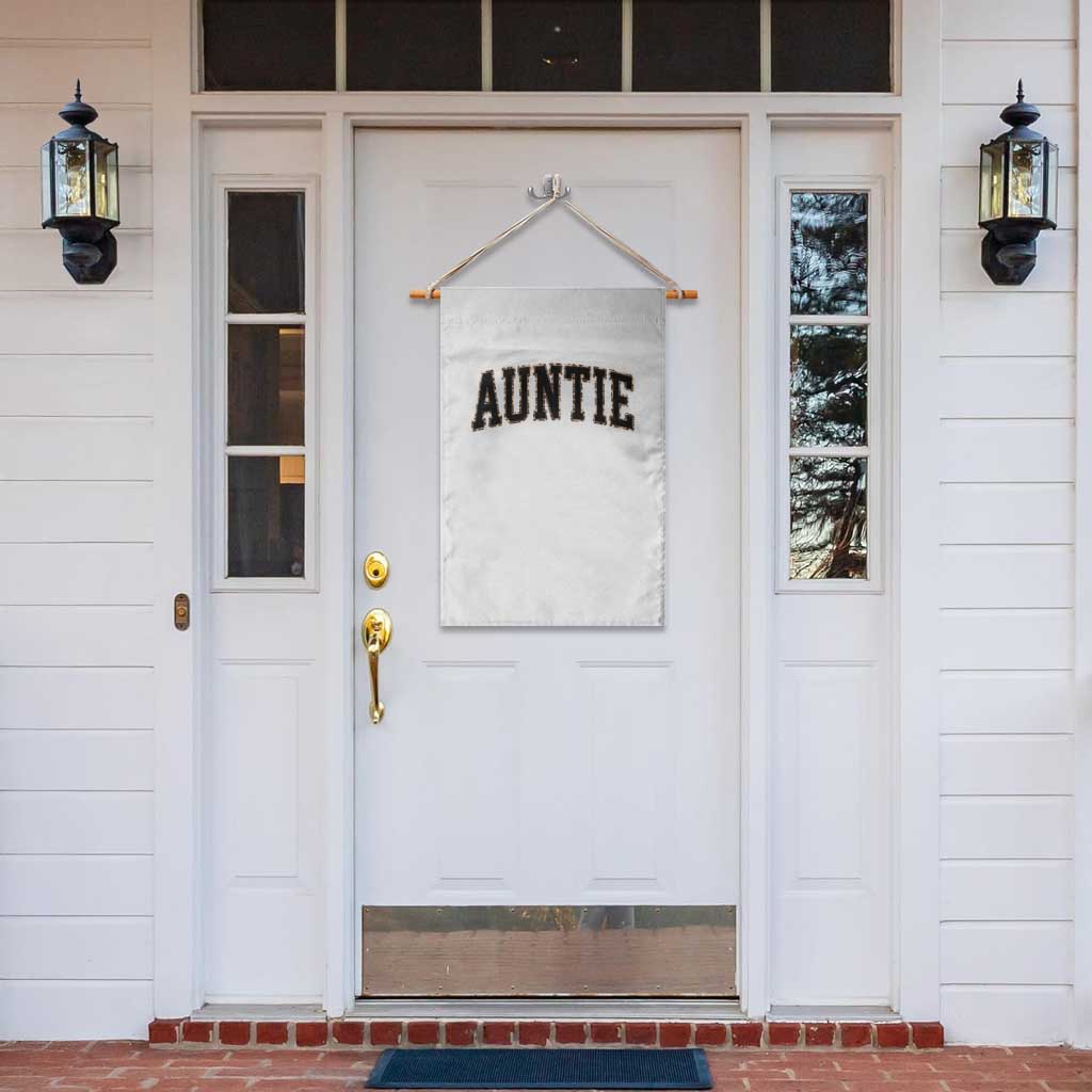 Auntie Garden Flag Retro Varsity New Aunt Letter Print TS10 Print Your Wear