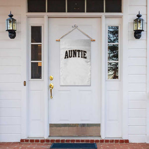 Auntie Garden Flag Retro Varsity New Aunt Letter Print TS10 Print Your Wear