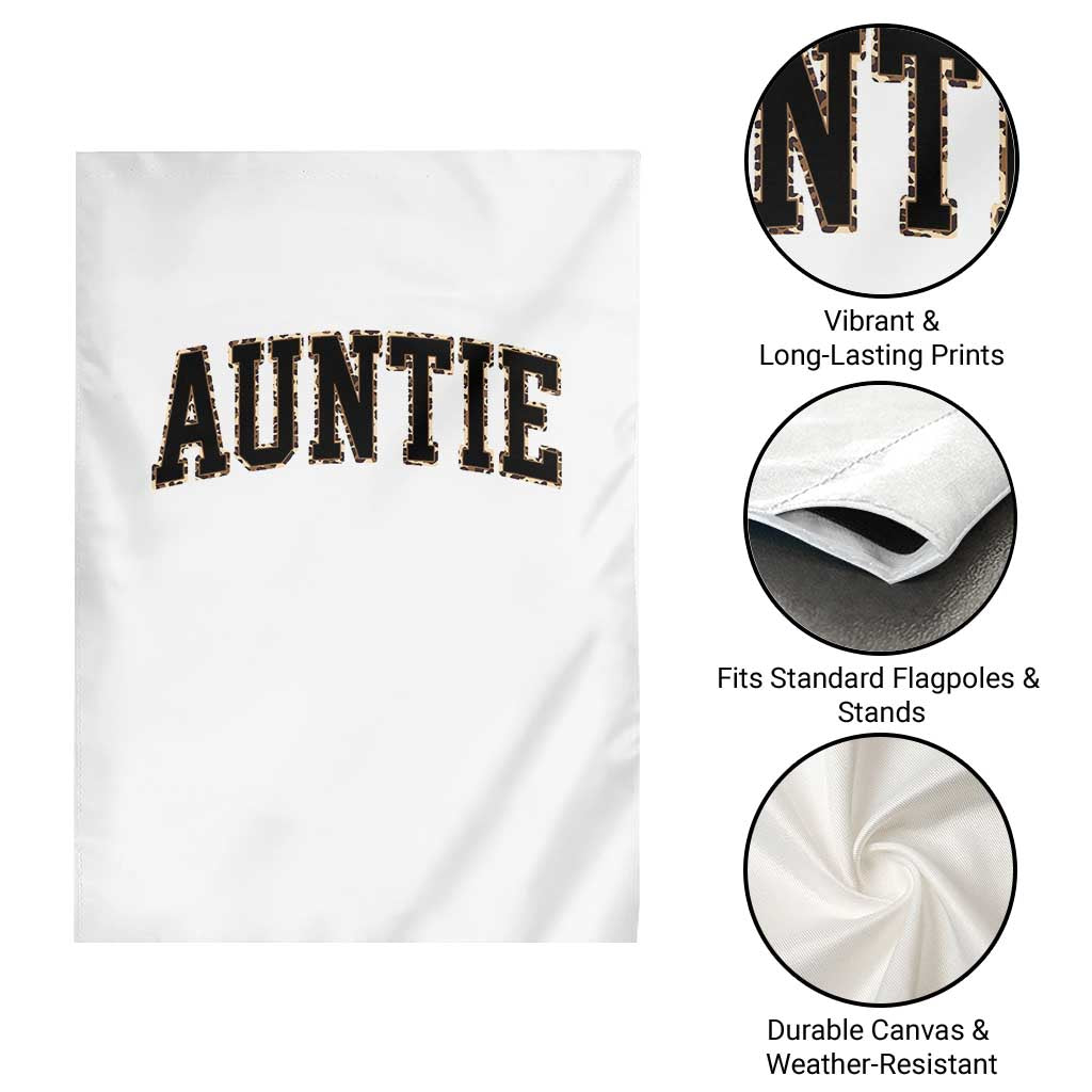 Auntie Garden Flag Retro Varsity New Aunt Letter Print TS10 Print Your Wear