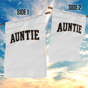 Auntie Garden Flag Retro Varsity New Aunt Letter Print TS10 Print Your Wear