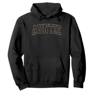 Auntie Hoodie Retro Varsity New Aunt Letter Print TS10 Black Print Your Wear