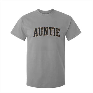 Auntie T Shirt For Kid Retro Varsity New Aunt Letter Print TS10 Sport Gray Print Your Wear