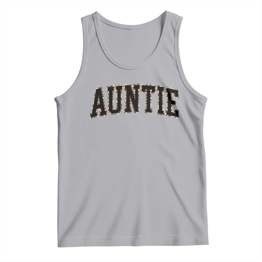 Auntie Tank Top Retro Varsity New Aunt Letter Print TS10 Athletic Heather Print Your Wear