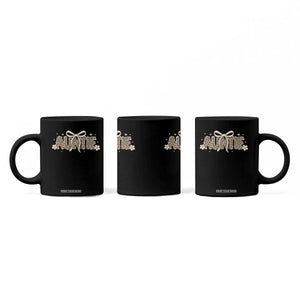 Leopard Auntie Coffee Mug Coquette Bow Cute Gift For Aunt TS10 Print Your Wear