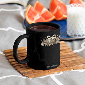 Leopard Auntie Coffee Mug Coquette Bow Cute Gift For Aunt TS10 Print Your Wear