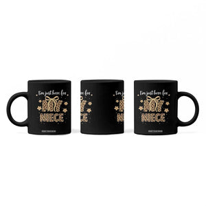 Im Just Here For My Niece Coffee Mug Gift For Aunt From Niece Leopard TS10 Print Your Wear