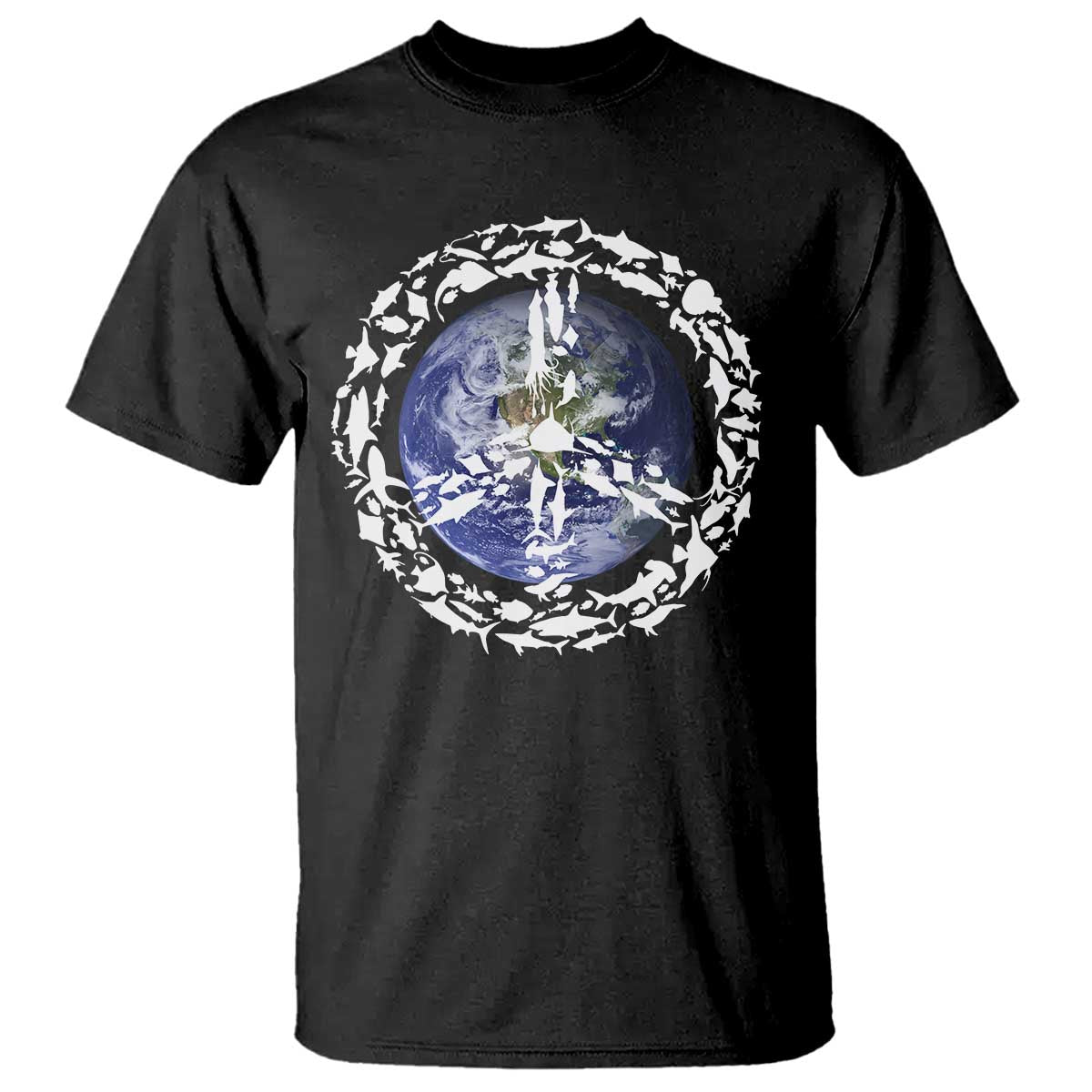Earth Day T Shirt Save the Planet Peace Sign Positive Vibes TS10 Black Print Your Wear